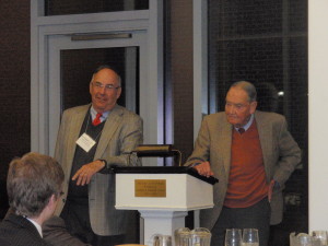 Ed Satell and John Bogle, Founder of VANGUARD, in a 90 minute Q&A at F&M